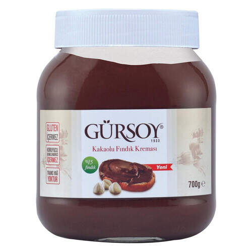 GÜRSOY KAKAOLU FIN.KREMA 700 GR CAM
